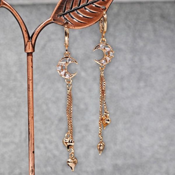 fashion earrings in drop earrings for women's gold filled with white zircon dangle long wedding jewelry gift, Silver
fashion earrings in drop earrings for women's gold filled with white zircon dangle long wedding jewelry gift, Silver