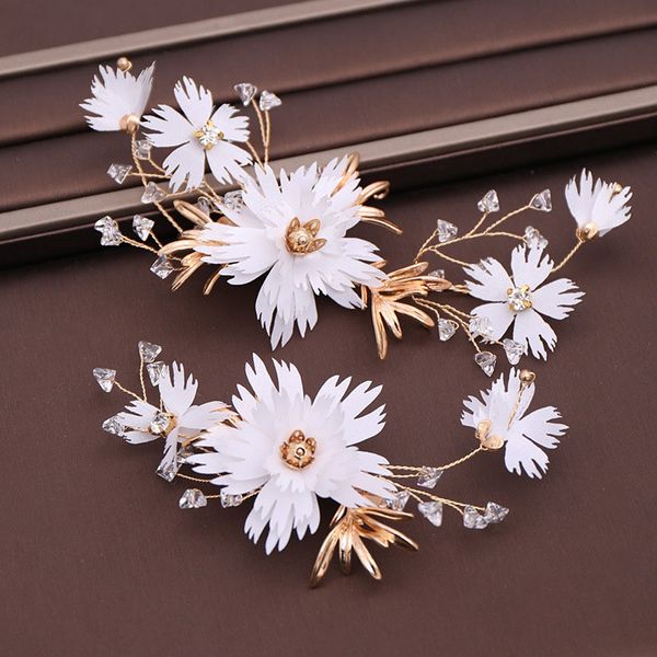getnoivas 2pcs white flower hair pins bride hair jewelry fairy floral crystal hairpins headpiece wedding accessories sl, Golden;silver
getnoivas 2pcs white flower hair pins bride hair jewelry fairy floral crystal hairpins headpiece wedding accessories sl, Golden;silver