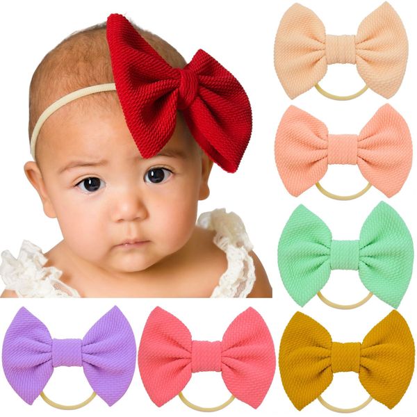 new 4.9-inch large bubble solid color plate knot nylon hair band hair accessories baby headband colors, Slivery;white
new 4.9-inch large bubble solid color plate knot nylon hair band hair accessories baby headband colors, Slivery;white