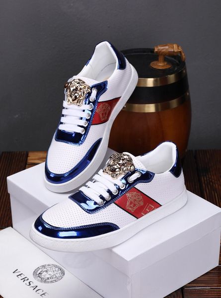 2019f luxury men's trend casual shoes, custom-made wild sports shoes, lace-up shoes, original packaging delivery 38-45, Black
2019f luxury men's trend casual shoes, custom-made wild sports shoes, lace-up shoes, original packaging delivery 38-45, Black