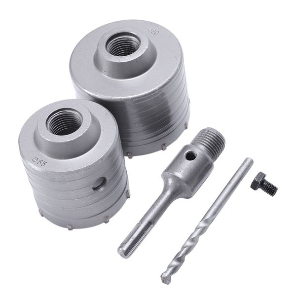 65mm 80mm wall hole saw centre drill bit plus shank wrench kit for drilling wall stone concrete cement guide power drill tools
65mm 80mm wall hole saw centre drill bit plus shank wrench kit for drilling wall stone concrete cement guide power drill tools
