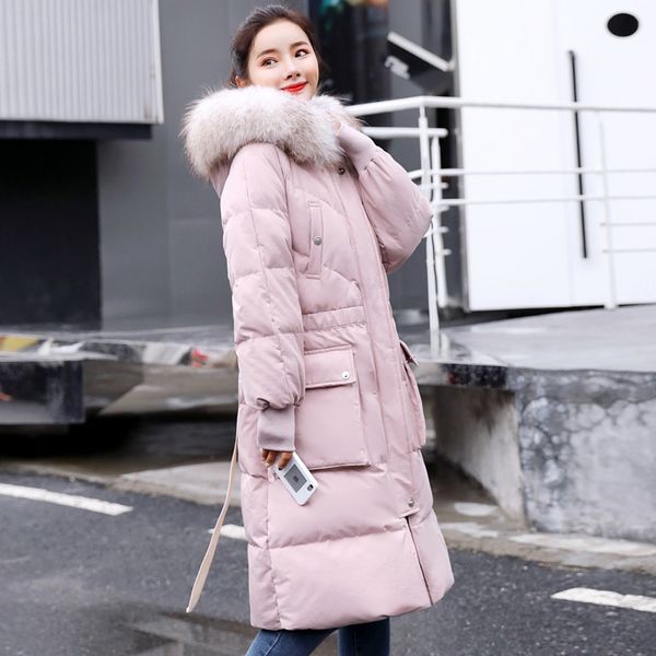 heavy hair brought down jacket female in han edition cultivate one's morality show thin long new fashion tide winter coat, Black
heavy hair brought down jacket female in han edition cultivate one's morality show thin long new fashion tide winter coat, Black