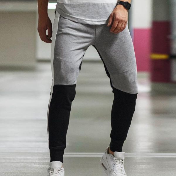 men's pants mens splicing fitness long casual loose elastic sports trousers side stripes beamed men fashion streetwear, Black
men's pants mens splicing fitness long casual loose elastic sports trousers side stripes beamed men fashion streetwear, Black