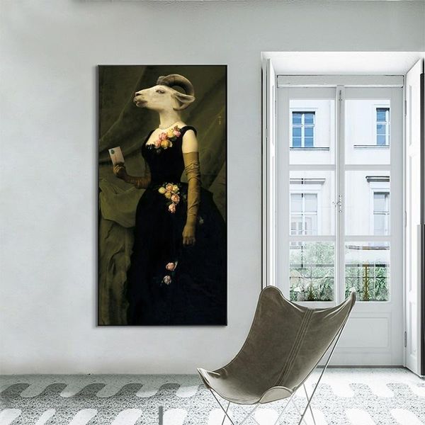 vintage nostalgia gentleman animal canvas painting fashion retro poster print nordic wall art mural for living room modern home decor
vintage nostalgia gentleman animal canvas painting fashion retro poster print nordic wall art mural for living room modern home decor