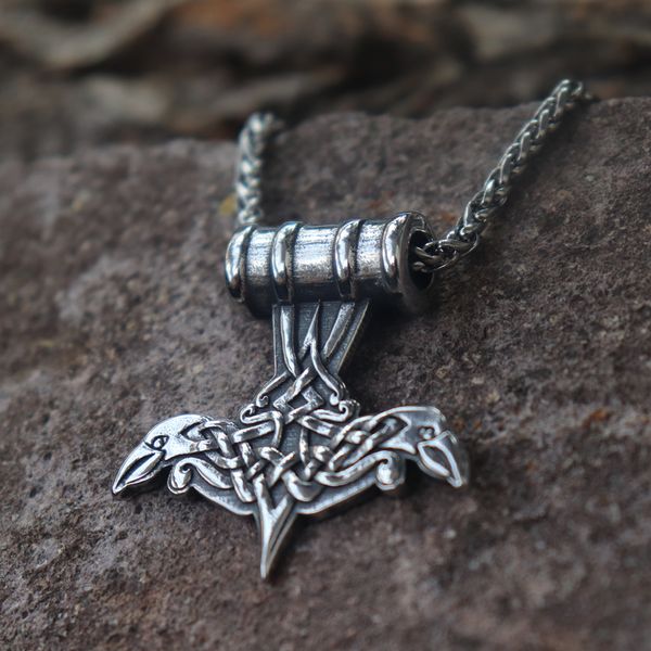 viking селтикс double crow mjolnir thor молота нержавеющей стали 316l ожерелье скандинавский амулет ювелирные изделия gife, Silver
viking селтикс double crow mjolnir thor молота нержавеющей стали 316l ожерелье скандинавский амулет ювелирные изделия gife, Silver
