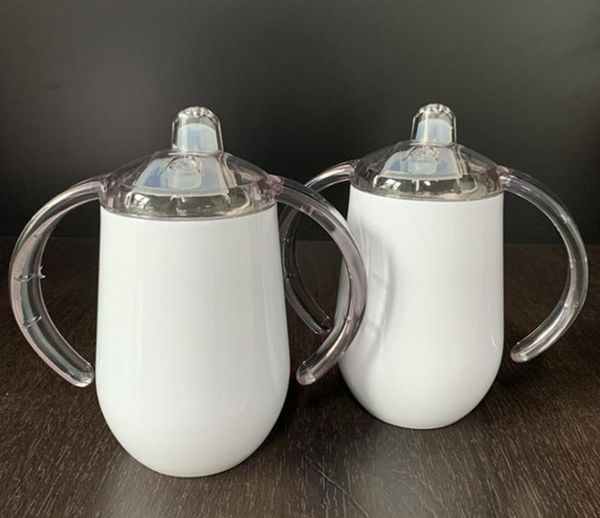 10oz sublimation sippy cup stainless steel handle milk bottle kid egg tumbler insulated coffee mug shipping by sea a10
10oz sublimation sippy cup stainless steel handle milk bottle kid egg tumbler insulated coffee mug shipping by sea a10