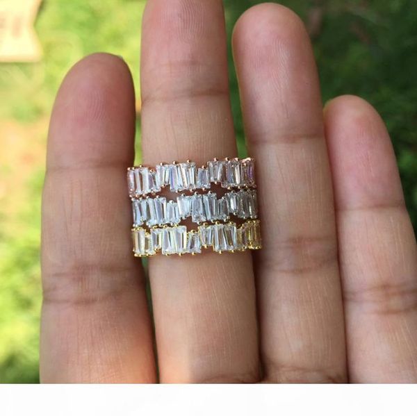 r victoria wieck vintage fashion jewelry 925 sterling silver &rose gold fill three color irregularity cz women wedding band ring for lo, Slivery;golden
r victoria wieck vintage fashion jewelry 925 sterling silver &rose gold fill three color irregularity cz women wedding band ring for lo, Slivery;golden