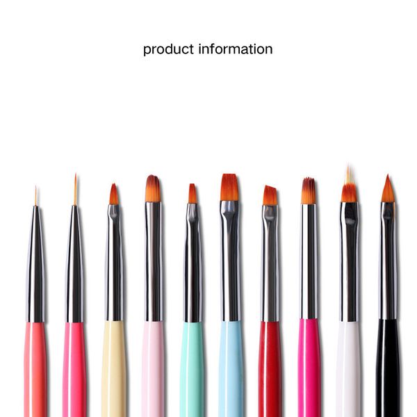 nail liner brush uv gel brush nail art acrylic brush hair metal handle salon using 3d art nails design beauty nails pen, Yellow
nail liner brush uv gel brush nail art acrylic brush hair metal handle salon using 3d art nails design beauty nails pen, Yellow