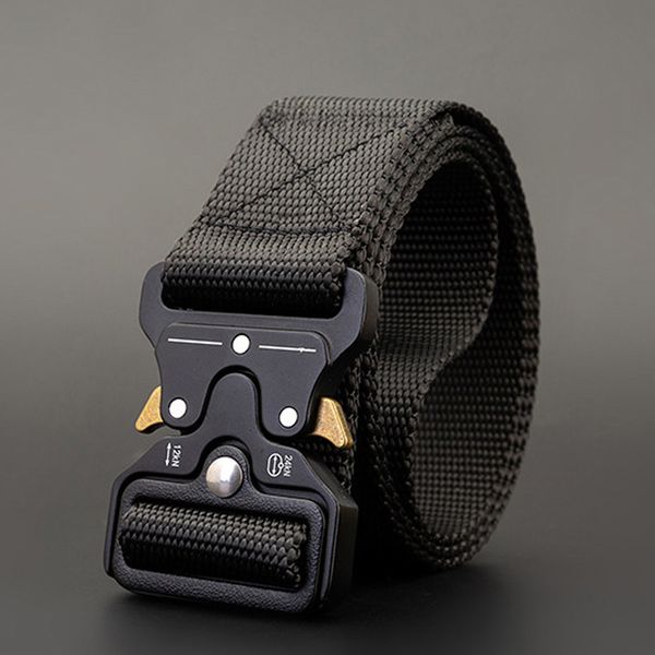 men's multifunctional training outdoor belt 3.8cm buckle nylon tactical belt hunting climbing belts sports accessories, Black;gray
men's multifunctional training outdoor belt 3.8cm buckle nylon tactical belt hunting climbing belts sports accessories, Black;gray