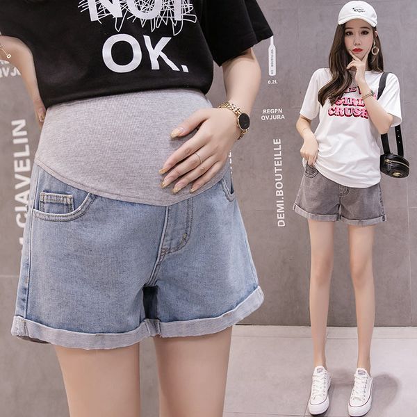 maternity bottoms real s 2021 summer denim shorts casual wear stomach lift pants smoke gray clothes for pregnant women, White
maternity bottoms real s 2021 summer denim shorts casual wear stomach lift pants smoke gray clothes for pregnant women, White