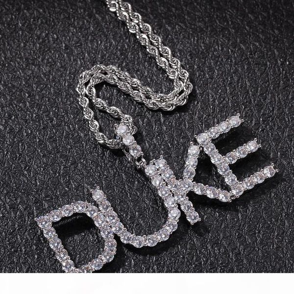 custom name iced out letter necklace mens hip hop gold silver necklaces womens letter pendant necklace jewerly
custom name iced out letter necklace mens hip hop gold silver necklaces womens letter pendant necklace jewerly