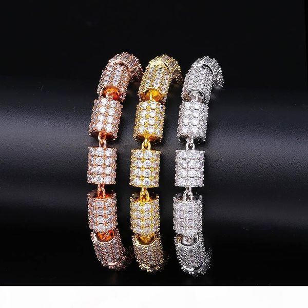 2020 new luxury designer bling cubic zirconia bamboo chains bracelet for men rose gold mens hip hop night club rapper jewelry gifts for guys, Black
2020 new luxury designer bling cubic zirconia bamboo chains bracelet for men rose gold mens hip hop night club rapper jewelry gifts for guys, Black