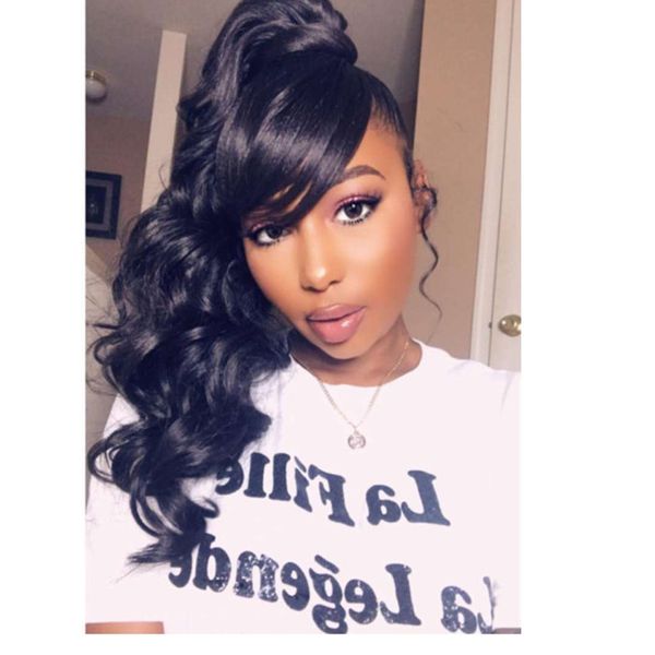 wet wavy drawstring ponytail human hair weave black long high natural wavy ponytail hairstyle for black women 160g
wet wavy drawstring ponytail human hair weave black long high natural wavy ponytail hairstyle for black women 160g