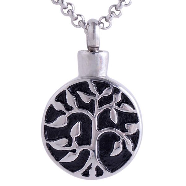 vintage stainless steel peaceful tree pattern round pendant bead chains necklace keepsake memorial urn openable put in perfume, Silver
vintage stainless steel peaceful tree pattern round pendant bead chains necklace keepsake memorial urn openable put in perfume, Silver