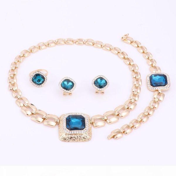 wedding party accessories crystal gem jewelry sets for women african beads necklace bracelet earrings ring set christmas gift, Black
wedding party accessories crystal gem jewelry sets for women african beads necklace bracelet earrings ring set christmas gift, Black