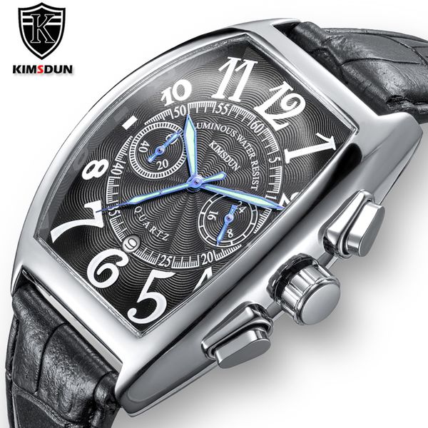 kimsdun® fashion mens watches quartz watch men casual genuine leather waterproof sport watch relogio masculino, Slivery;brown
kimsdun® fashion mens watches quartz watch men casual genuine leather waterproof sport watch relogio masculino, Slivery;brown