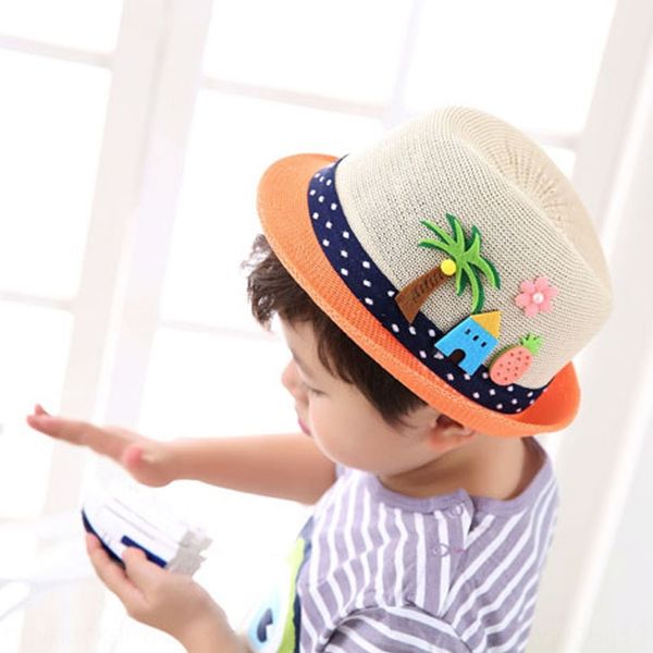 korean children's cartoon coconut tree label sun straw sun curled straw baby sunshade travel hat children's jazz hat, Yellow
korean children's cartoon coconut tree label sun straw sun curled straw baby sunshade travel hat children's jazz hat, Yellow