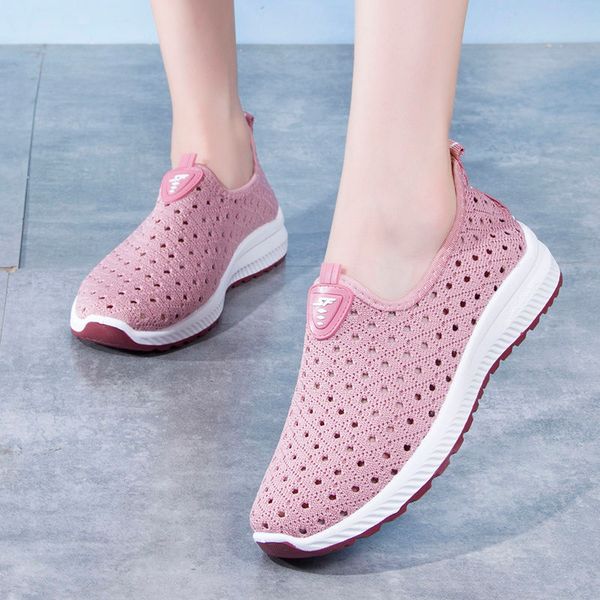 mesh shoes women summer old beijing cloth shoes women's breathable hollow mesh casual sneakers women middle-aged mom, Black
mesh shoes women summer old beijing cloth shoes women's breathable hollow mesh casual sneakers women middle-aged mom, Black