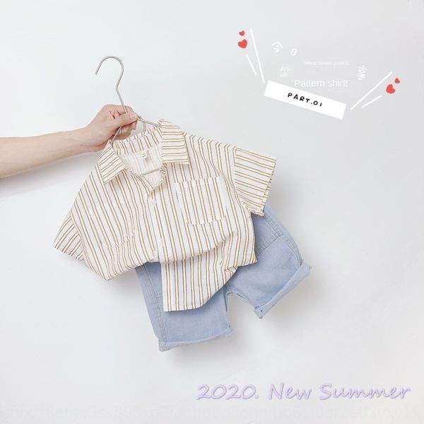 xv8ob shirt tong chen shan children's tong chen shan 2020 korean new children's boy's baby all-match striped short-sleeved sh, White;black
xv8ob shirt tong chen shan children's tong chen shan 2020 korean new children's boy's baby all-match striped short-sleeved sh, White;black