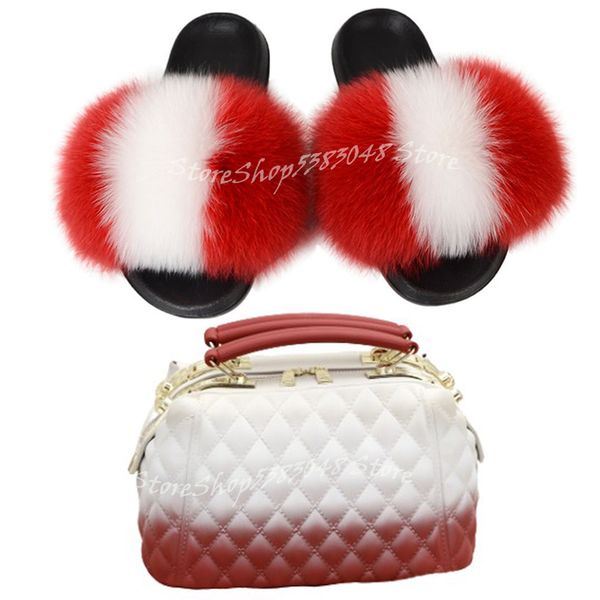 slides women furry fur slippers home flat comfort female sandals mixed color jelly handbag fashion chain jelly purse set, Black
slides women furry fur slippers home flat comfort female sandals mixed color jelly handbag fashion chain jelly purse set, Black