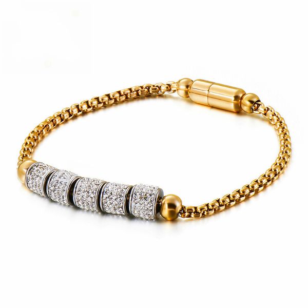 ins shiny zircon bohemia beads bracelet women stainless steel rose gold silver link chain wristband girls jewellry accessori, Black
ins shiny zircon bohemia beads bracelet women stainless steel rose gold silver link chain wristband girls jewellry accessori, Black