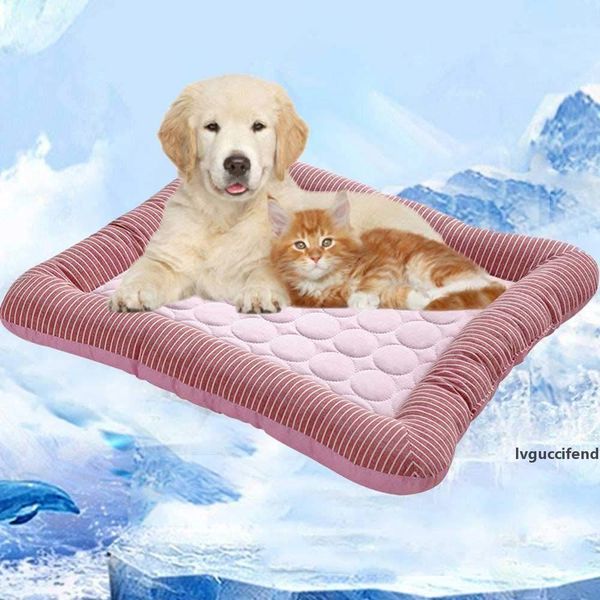 summer cooling pet dog mat ice pad dog sleeping mats for dogs cats pet kennel cool cold silk bed for dog t200618
summer cooling pet dog mat ice pad dog sleeping mats for dogs cats pet kennel cool cold silk bed for dog t200618