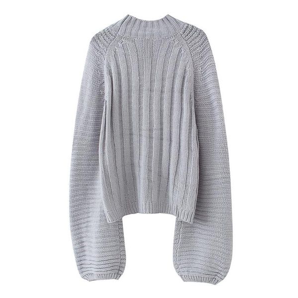 fall 2020 women's new round neck lantern sleeve hollow loose wild lazy loose twist pullover sweater, White;black
fall 2020 women's new round neck lantern sleeve hollow loose wild lazy loose twist pullover sweater, White;black