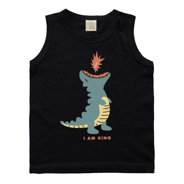 new medium and big boy boy solid color godzilla cotton children's t-shirt vest vest children's t-shirt, Blue
new medium and big boy boy solid color godzilla cotton children's t-shirt vest vest children's t-shirt, Blue