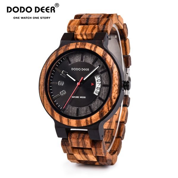 dodo deer relogio masculino wooden watch men luxury date display wood quartz watches men's noctilucent watch gift box oem c07, Slivery;brown
dodo deer relogio masculino wooden watch men luxury date display wood quartz watches men's noctilucent watch gift box oem c07, Slivery;brown
