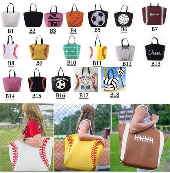 18style baseball bag tote canvas handbags softball football shoulder bag basketball print bags cotton sports tote soccer handbag gga3587-2
18style baseball bag tote canvas handbags softball football shoulder bag basketball print bags cotton sports tote soccer handbag gga3587-2