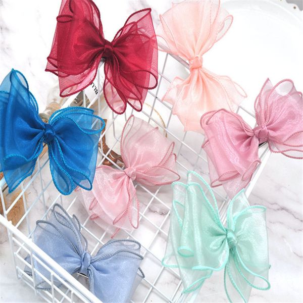 hair accessories 10pcs/lot fashion luster yarn transparent 4layer bow hairpin sweet ribbon decorative clip girls kids accessory, Slivery;white
hair accessories 10pcs/lot fashion luster yarn transparent 4layer bow hairpin sweet ribbon decorative clip girls kids accessory, Slivery;white