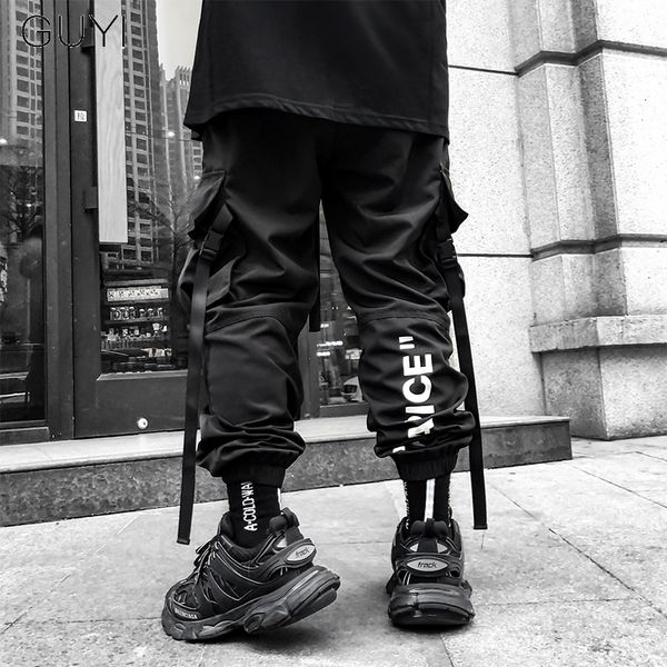 men's pants black ribbons letter hip hop joggers cargo for men casual pocket track male trousers tactics sweatpants streetwear
men's pants black ribbons letter hip hop joggers cargo for men casual pocket track male trousers tactics sweatpants streetwear