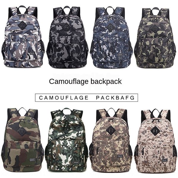 new high school student travel schoolbag wear-resistant camouflage style backpack large capacity leisure travel bag pupil schoolbag
new high school student travel schoolbag wear-resistant camouflage style backpack large capacity leisure travel bag pupil schoolbag