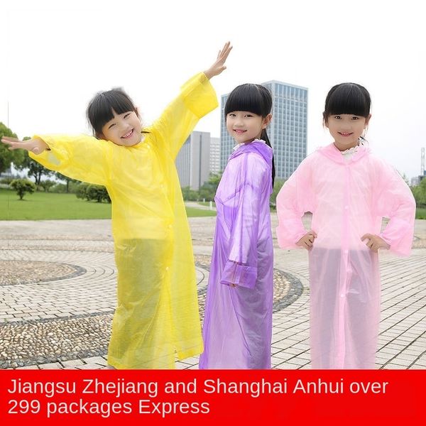 non-thickened non-disposable children's pvc four-button raincoat school children's thickened raincoat, Red;brown
non-thickened non-disposable children's pvc four-button raincoat school children's thickened raincoat, Red;brown