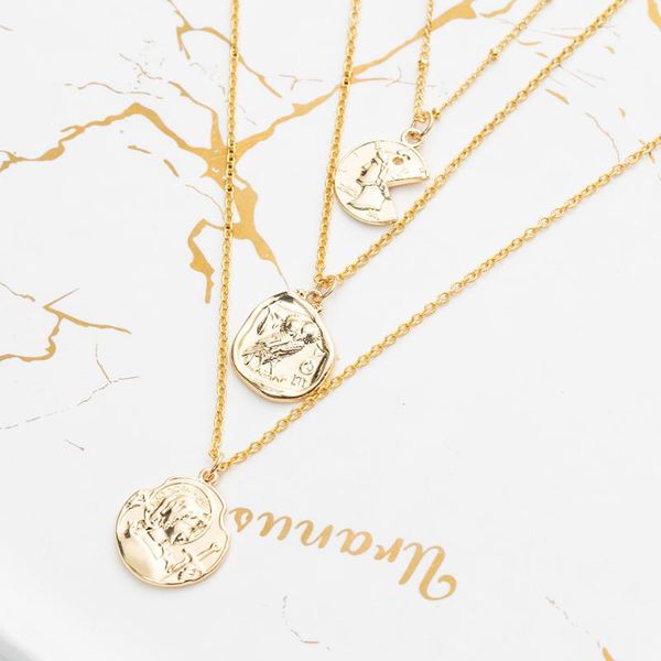 3pcs / set vintage golden round coin medusa portrait necklaces long sweater chain clavicle chain necklaces for women jewellery, Silver
3pcs / set vintage golden round coin medusa portrait necklaces long sweater chain clavicle chain necklaces for women jewellery, Silver