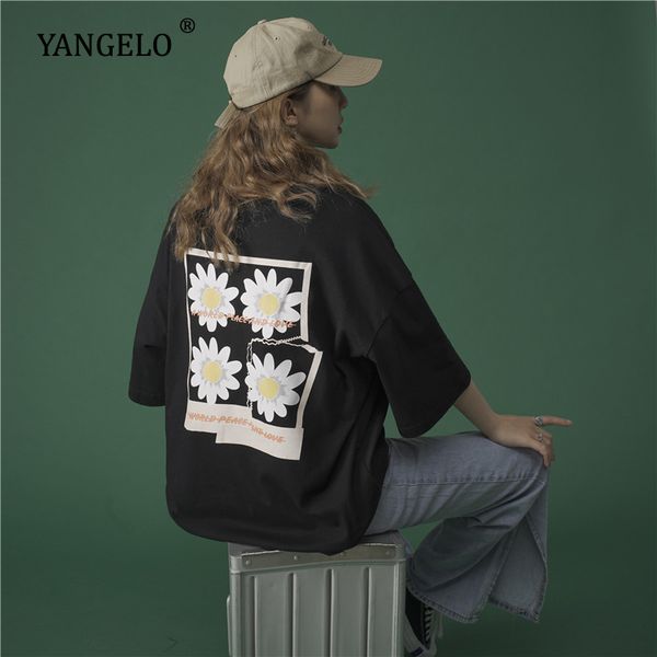 yangelo black daisy print t-shirt women harajuku loose autumn female short sleeve streetwear fashion 2020 girl tee, White
yangelo black daisy print t-shirt women harajuku loose autumn female short sleeve streetwear fashion 2020 girl tee, White