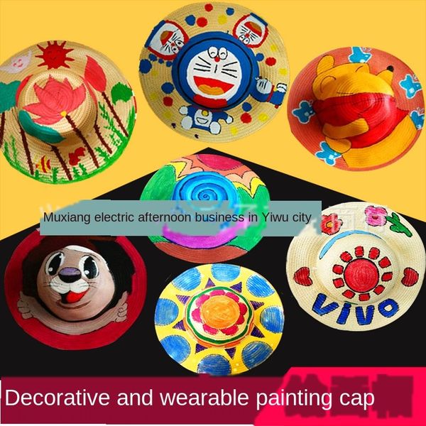 jtqlu children's painting diy diy straw hat straw hat graffiti blank hand-painted kindergarten creative manual art material student pai, Blue;gray
jtqlu children's painting diy diy straw hat straw hat graffiti blank hand-painted kindergarten creative manual art material student pai, Blue;gray