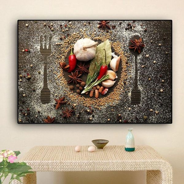 modern grains spices spoon and forks canvas painting cuadros kitchen posters and prints wall art food picture for dining room home decor
modern grains spices spoon and forks canvas painting cuadros kitchen posters and prints wall art food picture for dining room home decor