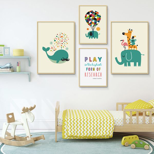 colorful animal baby nursery wall art balloon elephant canvas posters prints cartoon whale painting nordic kids bedroom decor
colorful animal baby nursery wall art balloon elephant canvas posters prints cartoon whale painting nordic kids bedroom decor
