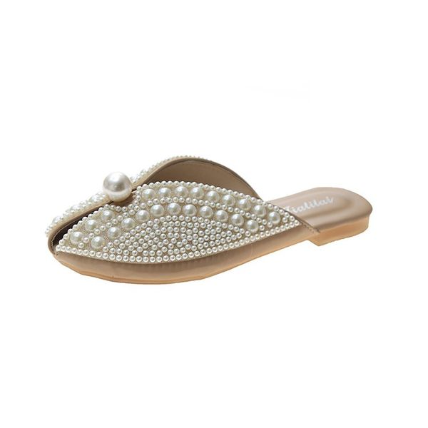 mules for women 2020 slippers casual cover toe shoes loafers pantofle low slides string bead luxury new flat peep summer cs04, Black
mules for women 2020 slippers casual cover toe shoes loafers pantofle low slides string bead luxury new flat peep summer cs04, Black
