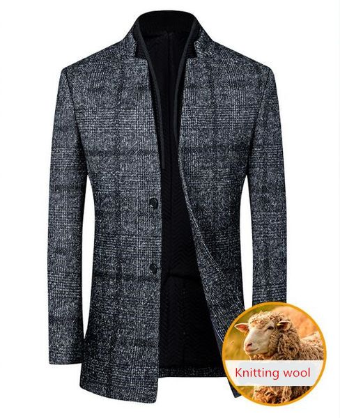 autumn winter men wool blazer coat men new long style jacket windbreaker for plaid coat, White;black
autumn winter men wool blazer coat men new long style jacket windbreaker for plaid coat, White;black