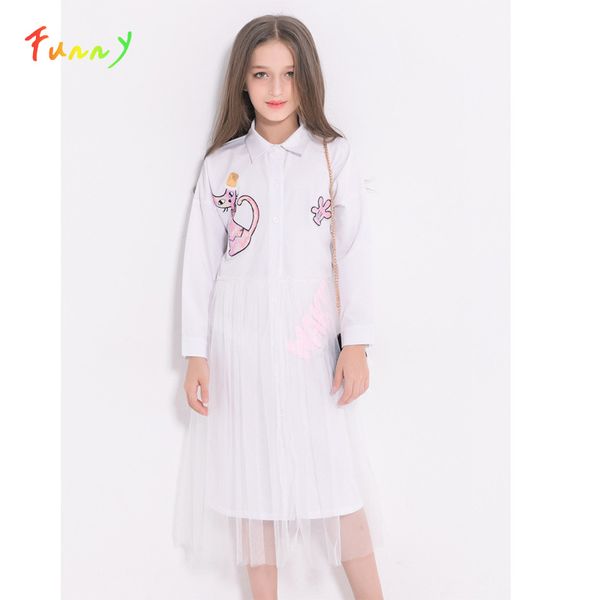 fashion girls long sleeve dress cartoon cat sequined mesh dress children clothing white spring summer for teenage 6-14 y, Red;yellow
fashion girls long sleeve dress cartoon cat sequined mesh dress children clothing white spring summer for teenage 6-14 y, Red;yellow