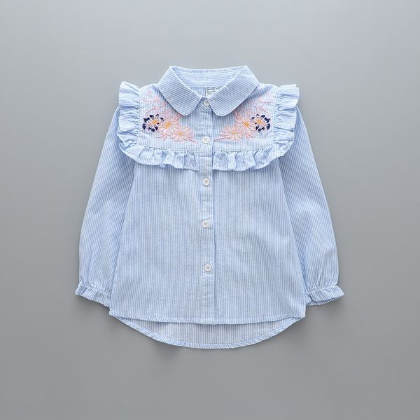 0.5e wen embroidered children's clothing shirt children's wear autumn new girls' blue stripe embroidered long sleeve shirt 18, White;black
0.5e wen embroidered children's clothing shirt children's wear autumn new girls' blue stripe embroidered long sleeve shirt 18, White;black