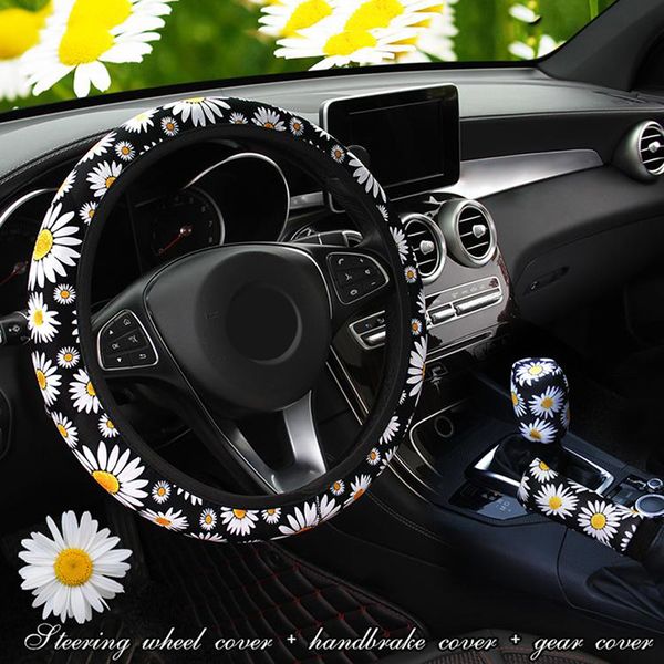 3pcs car steering wheel handbrake gearshift cover protection daisy decorations better steering wheel control
3pcs car steering wheel handbrake gearshift cover protection daisy decorations better steering wheel control