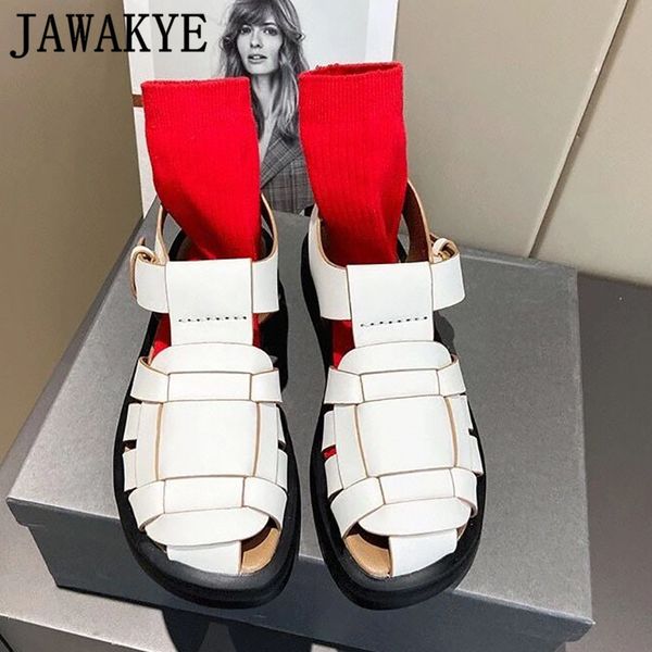 new platform summer flat shoes gladiator sandals women buckle strap hollow out white sandals beach shoes designer ladies, Black
new platform summer flat shoes gladiator sandals women buckle strap hollow out white sandals beach shoes designer ladies, Black
