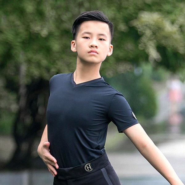 new boys latin dance shirts short sleeve kids latin dancing practice clothing rumba salsa tango cha cha dancing wear dn6208, Black;red
new boys latin dance shirts short sleeve kids latin dancing practice clothing rumba salsa tango cha cha dancing wear dn6208, Black;red