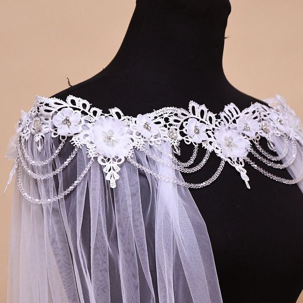 yulapan bride's crystal cloak tailed shawl gauze cloak 3d handmade crystal three-dimensional flower shawl g04t, Blue;gray
yulapan bride's crystal cloak tailed shawl gauze cloak 3d handmade crystal three-dimensional flower shawl g04t, Blue;gray