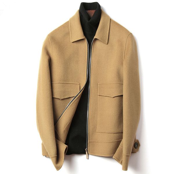 autumn winter 100 % wool coat men fashion casual short overcoat jacket cashmere coats casaco masculino d-20-9009 zl393, Black
autumn winter 100 % wool coat men fashion casual short overcoat jacket cashmere coats casaco masculino d-20-9009 zl393, Black
