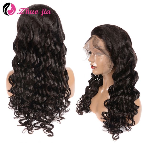 zhuo jia loose wave wig natural hair lace front human hair wigs brazilian wavy lace front wig with baby hair for women, Black
zhuo jia loose wave wig natural hair lace front human hair wigs brazilian wavy lace front wig with baby hair for women, Black