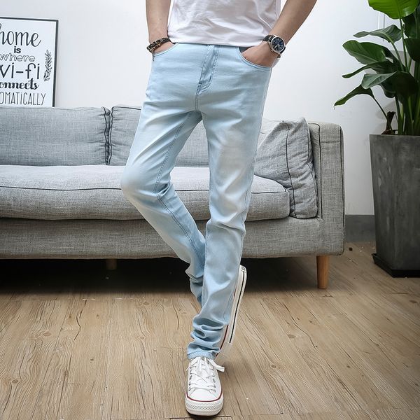 2020 fashion new design spring men jeans selling long pants stretch for male 5 color, Blue
2020 fashion new design spring men jeans selling long pants stretch for male 5 color, Blue
